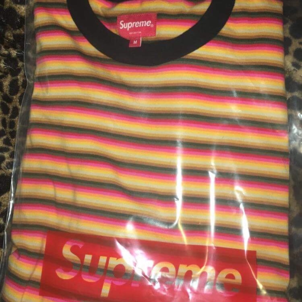supreme reflective patch logo